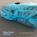 Coperchio di scarpa usa e getta blu non slip